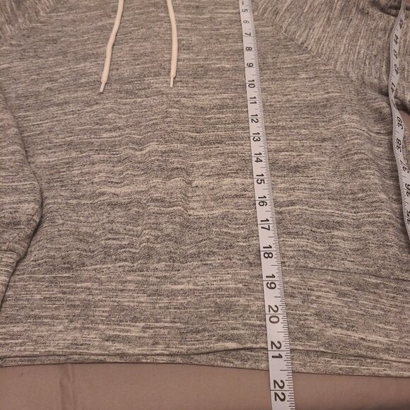 Mossimo Supply Co. Gray Lightweight Hoodie Sweatshirt | Size Large - Picture 10 of 11
